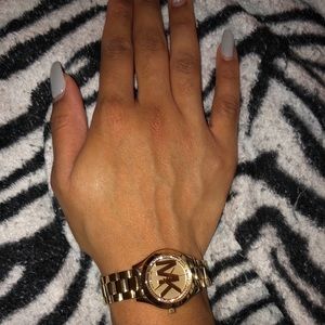 *NEW W/ BOX* Gold Michael Kors Slim Watch